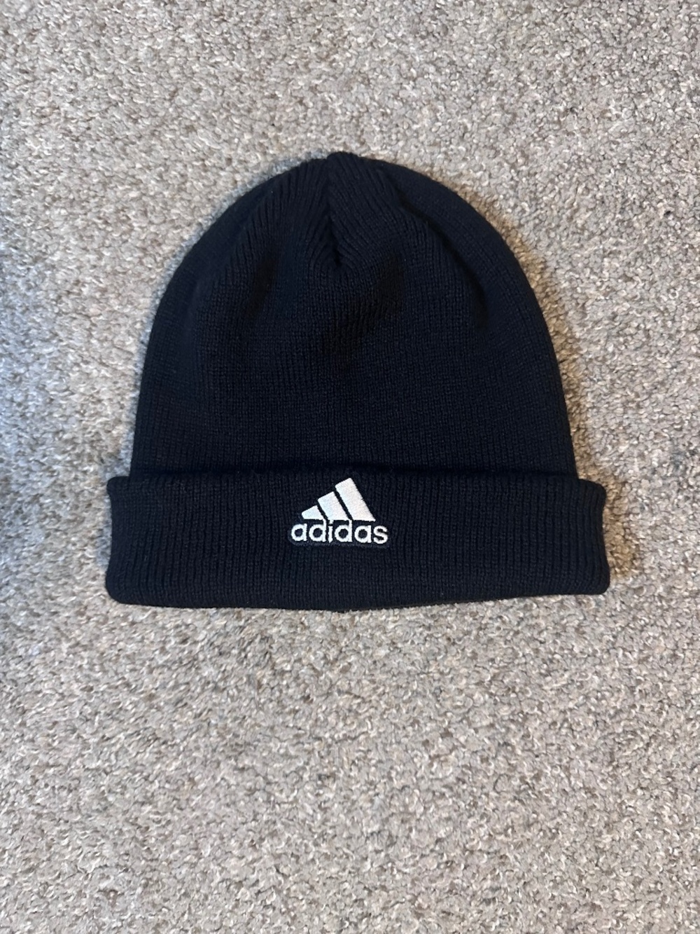 Black Adidas Beanie Hat